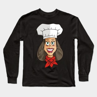 Woman Chef Long Sleeve T-Shirt